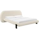 TOV Furniture Ophelia Wool Queen Bed - Cream Faux