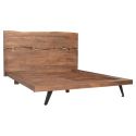 Moe's Home Collection Madagascar Platform Bed King in Brown