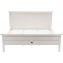 Novasolo Halifax Bed, King - White