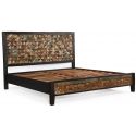 Home Trends & Designs Rio King Bed, Carved Teak Wood