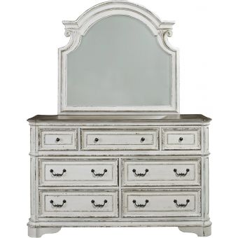 Liberty Furniture Magnolia Manor Dresser & Mirror (244-BR-DM)