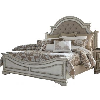 Liberty Furniture Magnolia Manor Queen Upholstered Bed (244-BR-QUB)