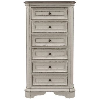 Liberty Furniture Magnolia Manor Lingerie Chest in Antique White