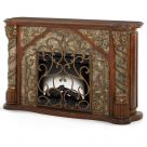 AICO Michael Amini Villa Valencia Fireplace with Electric Insert